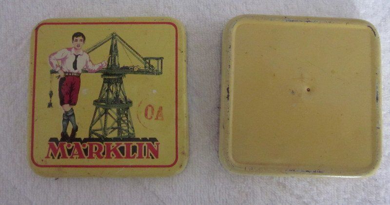 Dosen: Märklin Blechdose aus Baukasten OA – Gebraucht aus Bischofszell von Pfau0 1
