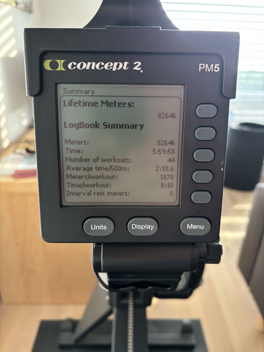 Concept 2 Hometrainer: Concept 2 PM5 Rowing Machine Like new only 82,000km – Gebraucht aus Schindellegi von jac_55n5 3