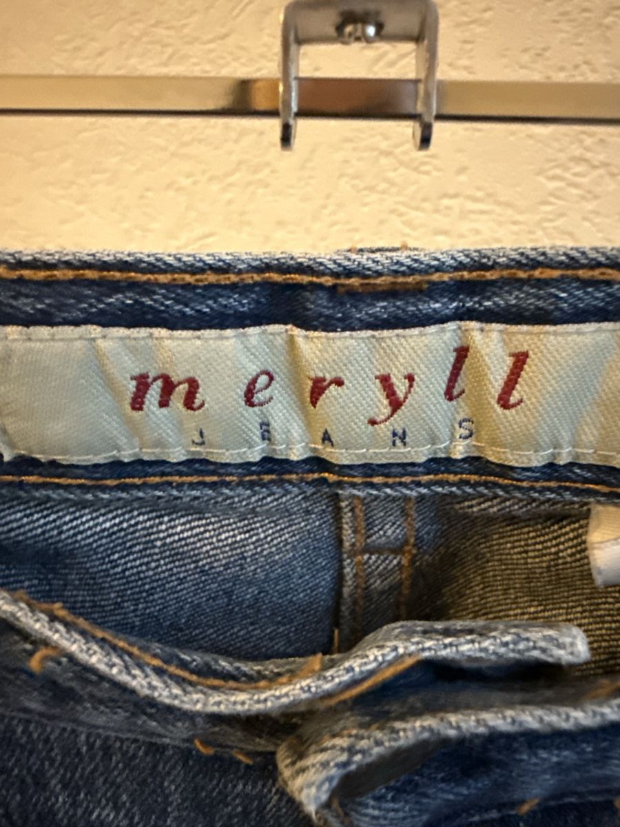 Jeans: Jeans taille haute bleu Meryll, t.40 – Usato da Tavannes venduto da Thriftshop 5
