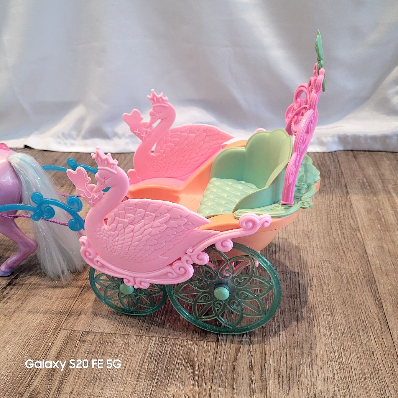 Giocattoli: Barbie Pferd Schwanensee Einhorn und Kutsche – Usato da Niederbuchsiten venduto da klengyel 8