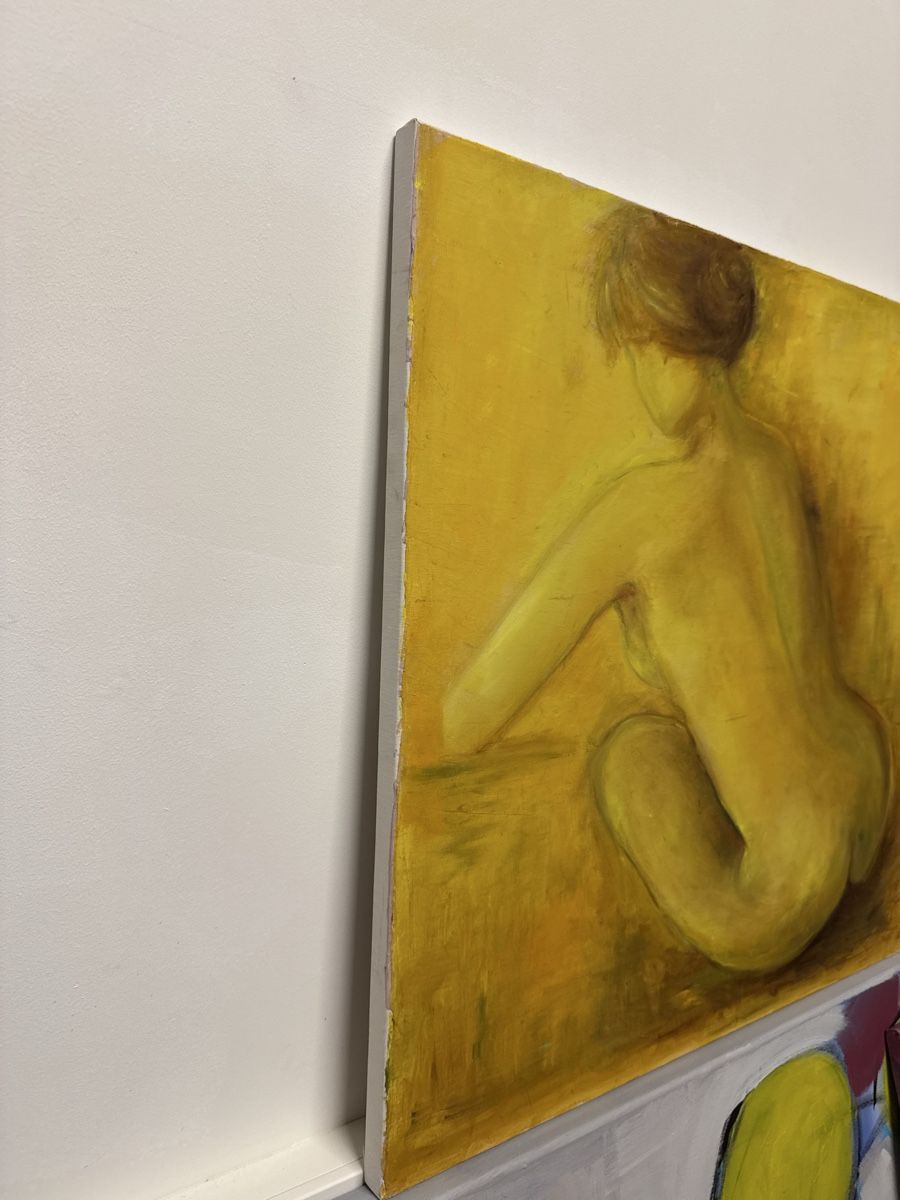 Gemälde: Nude Painting, Expressive Art, Figure Study, Signed Art – Gebraucht aus Etoy von AntiqueBookcase 4