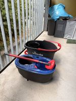 Vileda H2pro Spin Mop System with Two Tank Bucket New