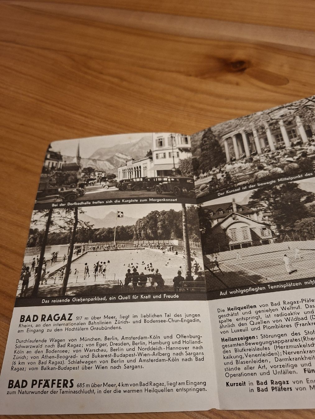 Documenti: Bad Ragaz Thermalbad Proschüre 1936 – Usato da Ganterschwil venduto da HeidiuPeter 3