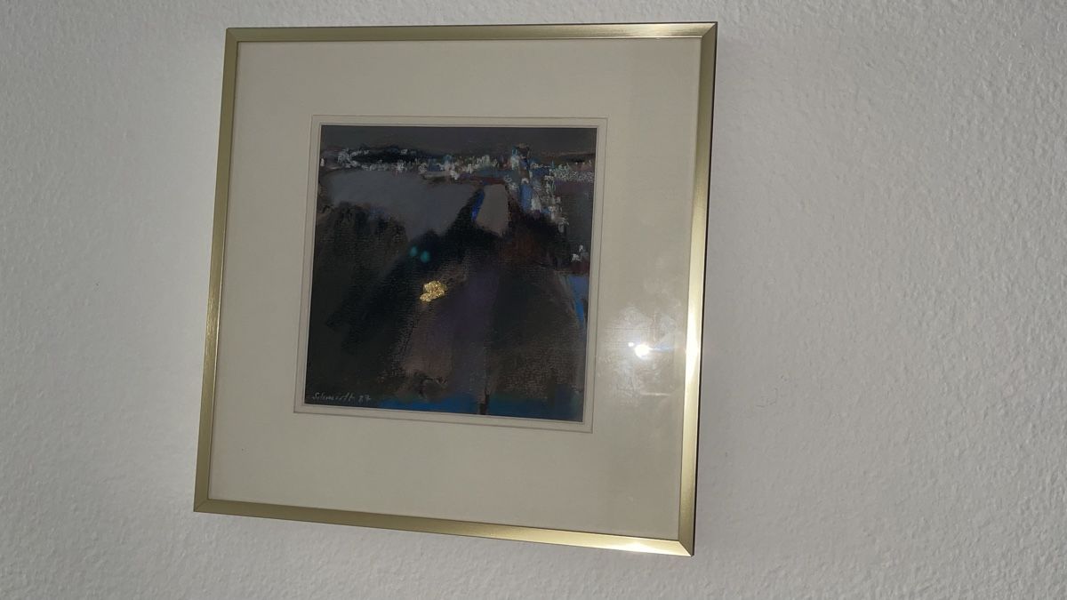 Dipinti: Gemälde mit Goldpapier "der verborgene Schatz" – Usato da Schönenbuch venduto da hug_f2ny