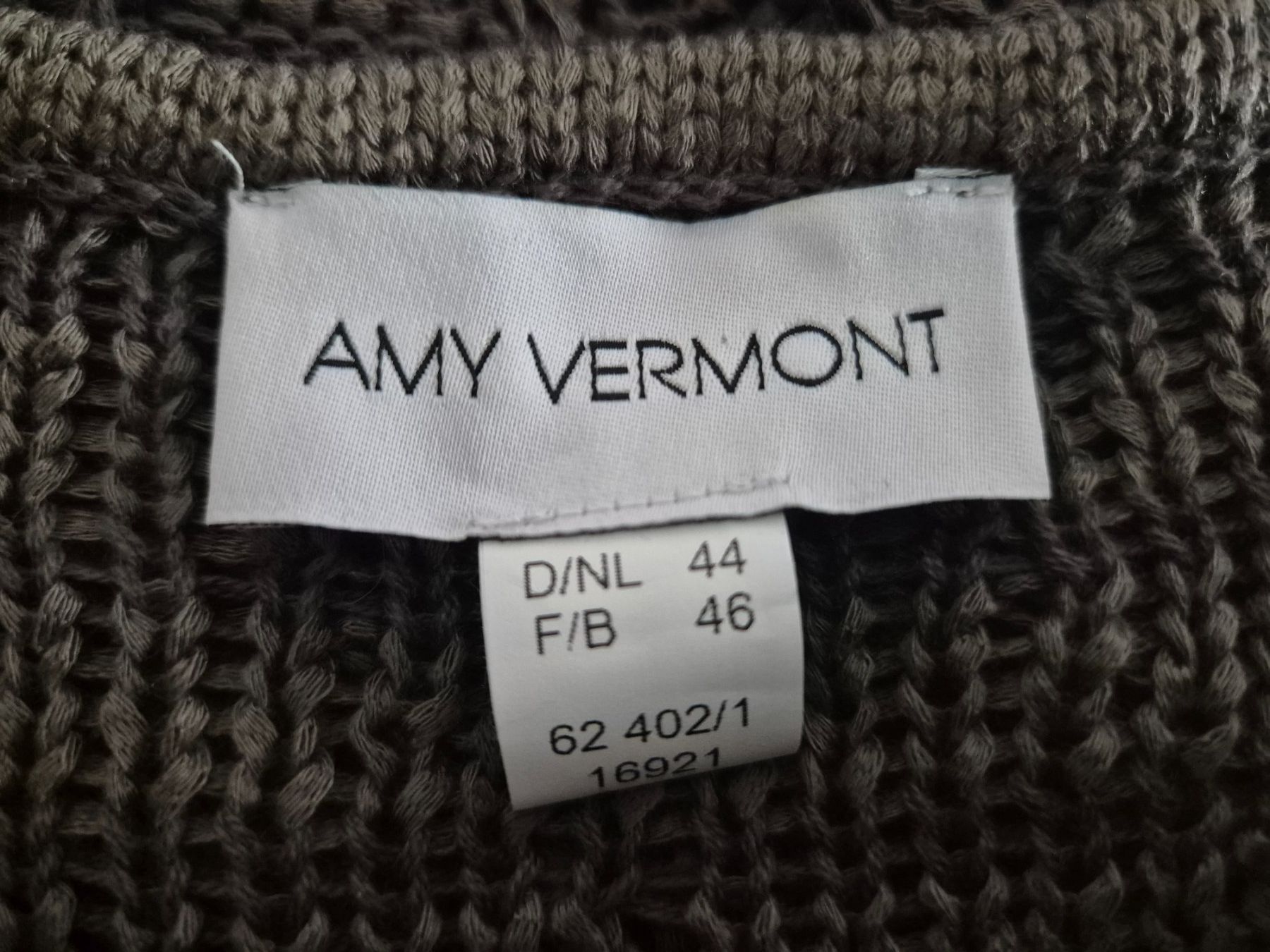 Maglioni & Felpe: AMY VERMONT  💎  long pullover knit olive  Grösse 44 – Usato da Niederweningen venduto da Obson 6