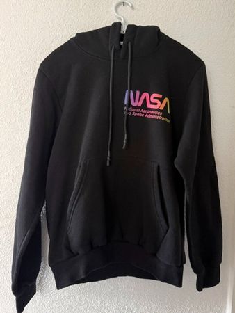 Hoodie m. Aufdruck NASA, von CA-OS-Moda,Gr. M, Made in Italy