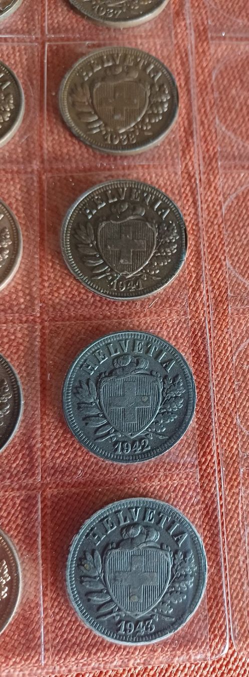 Tutti le monete: 2 Rappen 1900 - 1946 Komplett ! – Usato da Rorschach venduto da Elfriede1920 2