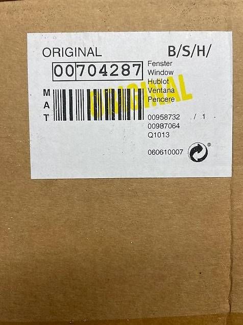 Bosch Lavatrici: Hublot complet de lave-linge BOSCH. NEUF. – Nuovo e nell'imballaggio originale da Bienne venduto da lolbag 3