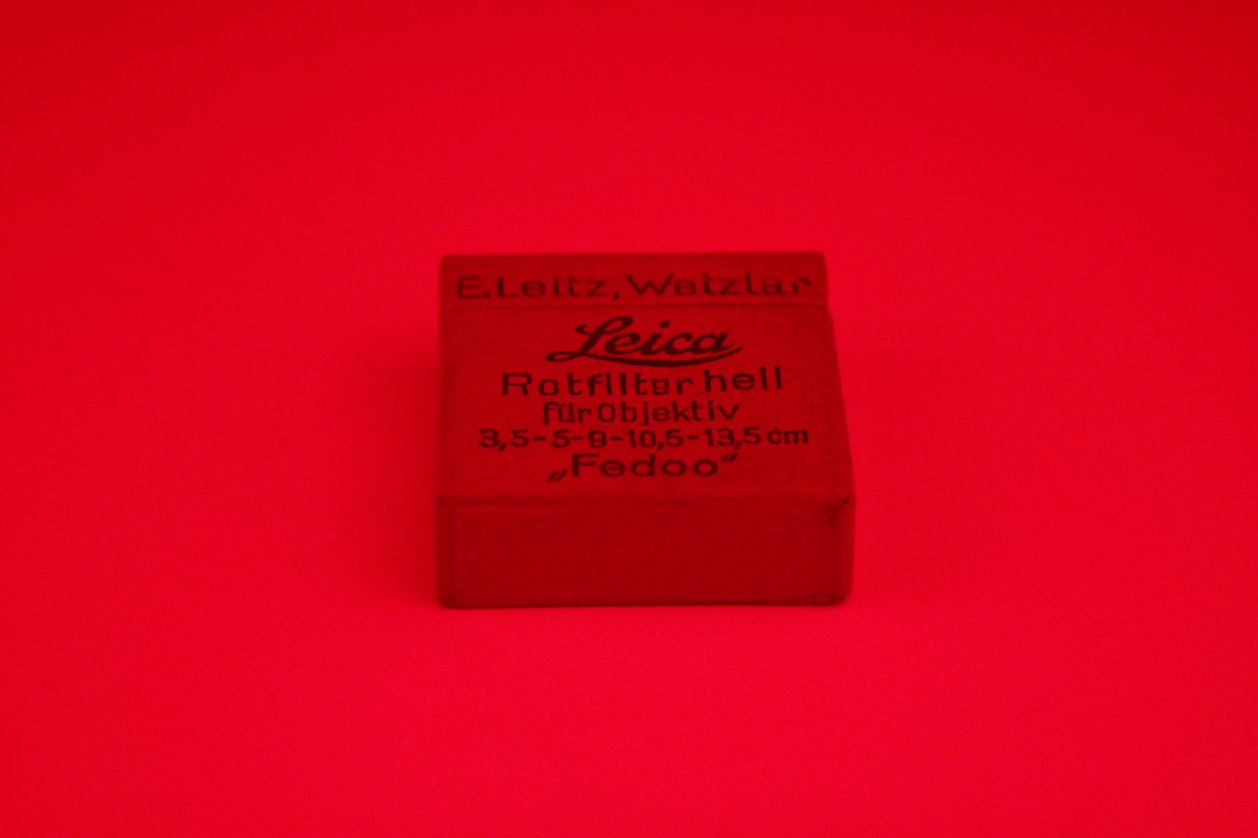 Leitz Filtri: Leica Rotfilter hell R.h. Filter Leitz Fedoo – Usato da Basel venduto da IRMAundFRED 4
