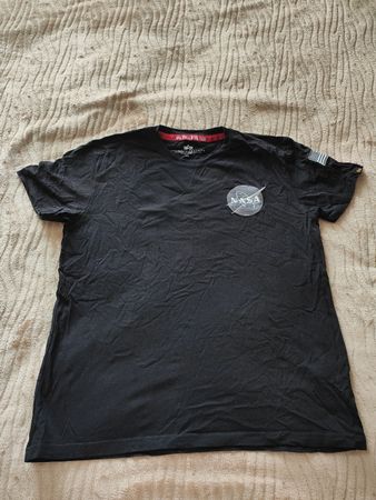 Coole NASA Space Shuttle Alpha Industries Shirt, Gr. L