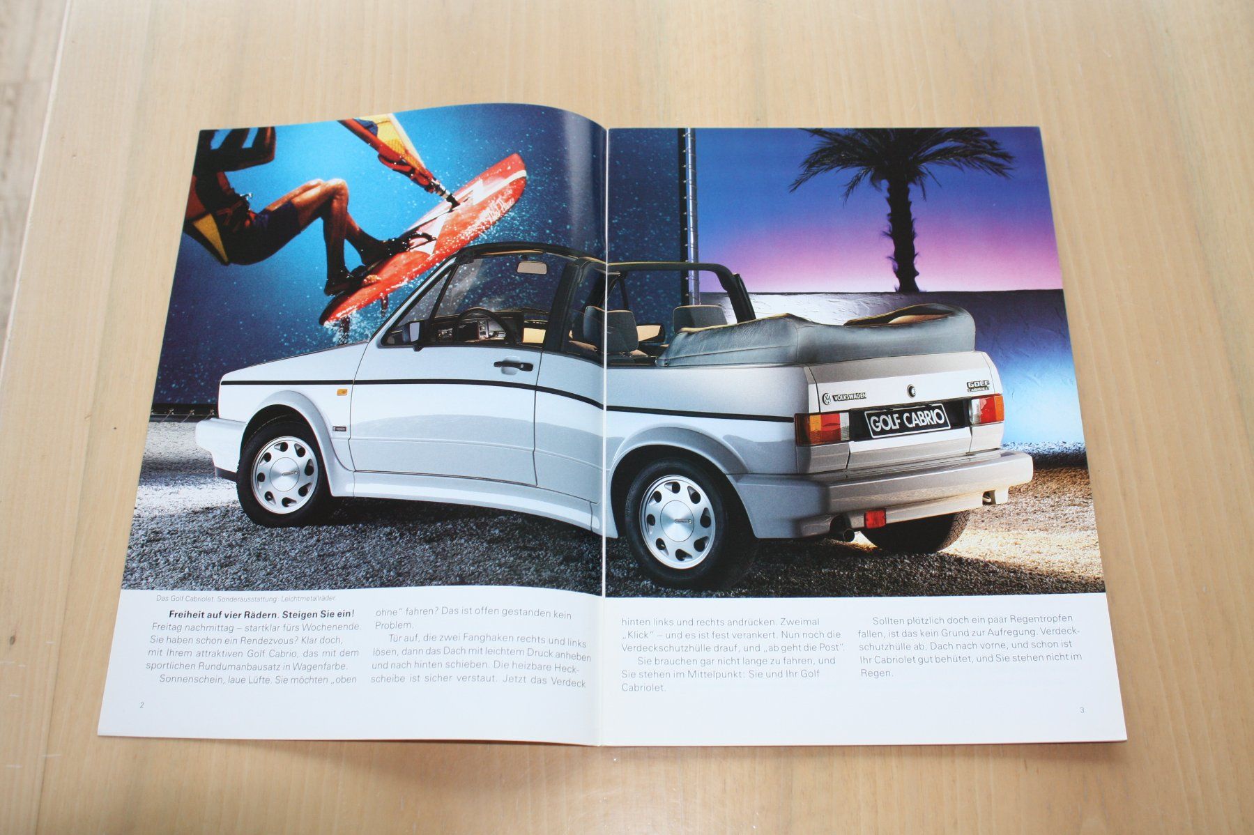 VW Documenti: VW Golf Cabriolet Quartett 1993 – Usato da Wikon venduto da erwin400 1