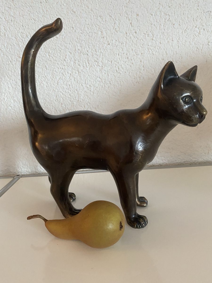 Statuette: Bronze, Katze laufend – Nuovo (secondo la descrizione) da Zürich venduto da eileenchen1