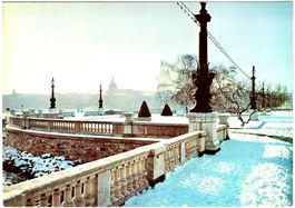 GENÈVE la Rade en hiver va. 1975 ) (GE)