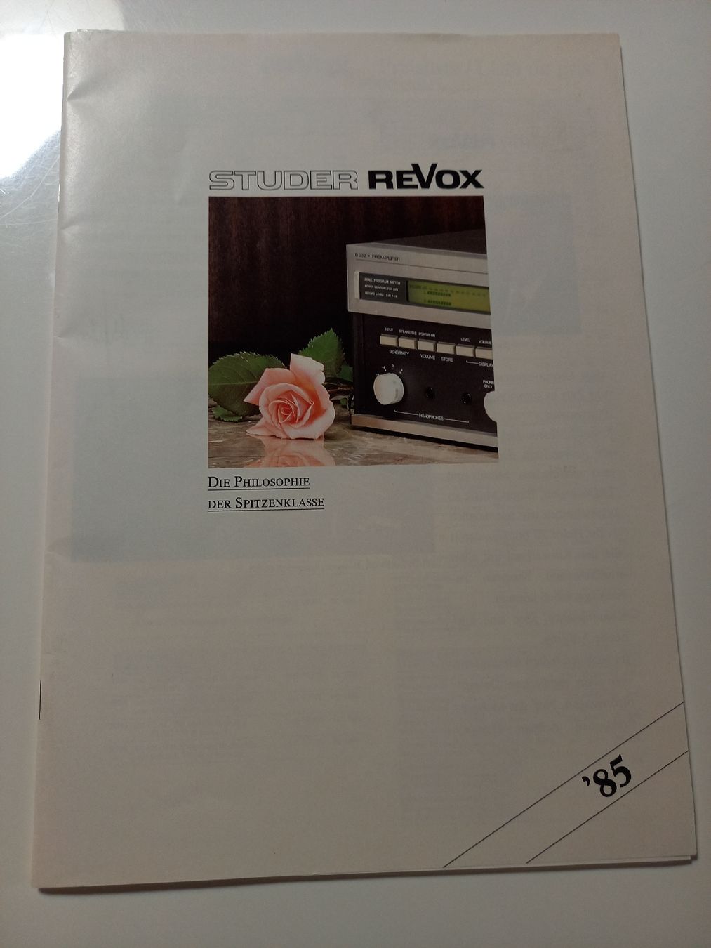 Bücher: STUDER REVOX/ DIE PHILOSOPHIE – Gebraucht aus Arbon von len_7mtx