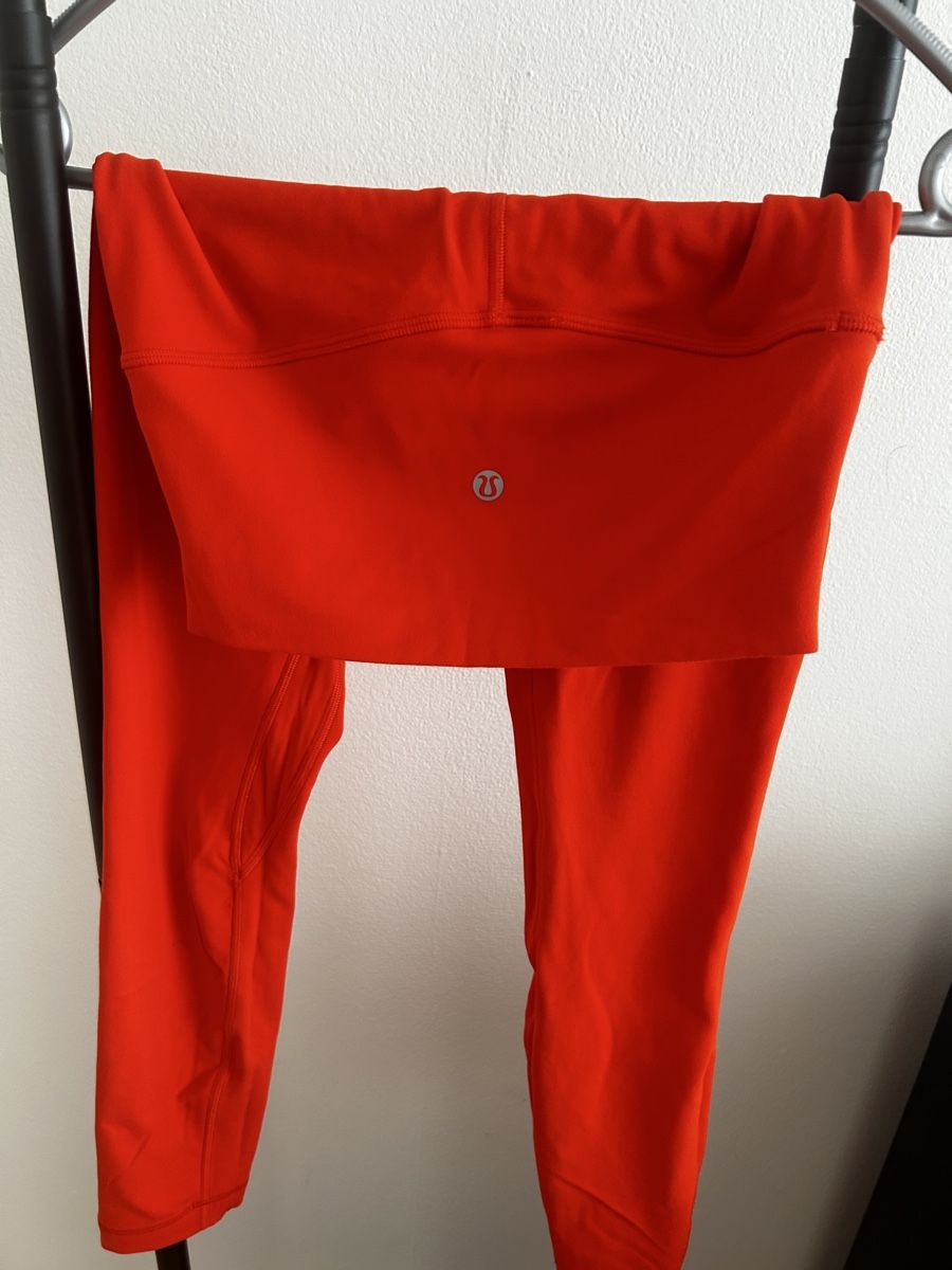 Lululemon Leggings: Lululemon Leggings Orange Size 4 Good Condition – Usato da Zug venduto da day_9ph6 2