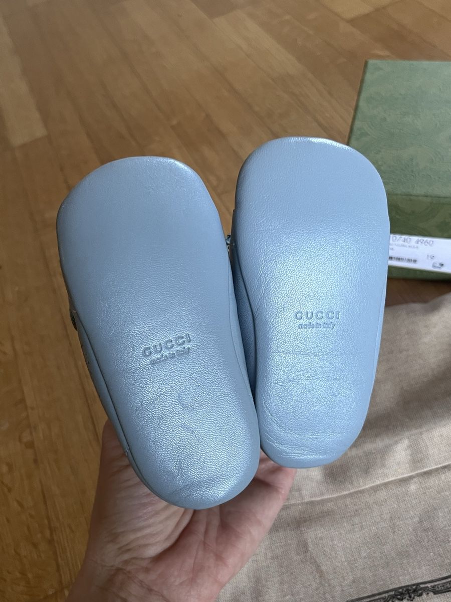Gucci Scarpe per ragazzi: Gucci Babyschuhe in Blau – Nuovo e nell'imballaggio originale da Zürich venduto da Lifestyle1 4