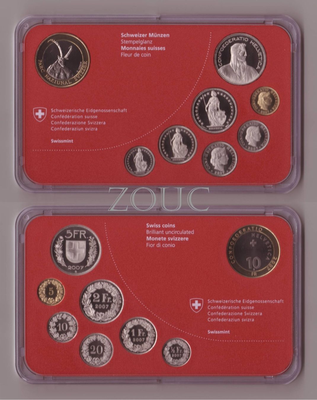 Tutti le monete: * Série 2007 / Münzsatz * – Nuovo e nell'imballaggio originale da Troistorrents venduto da Zouc 1
