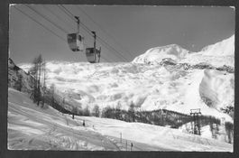 Saas Fee Luftseilbahn nach Spielboden (Langenfluh)