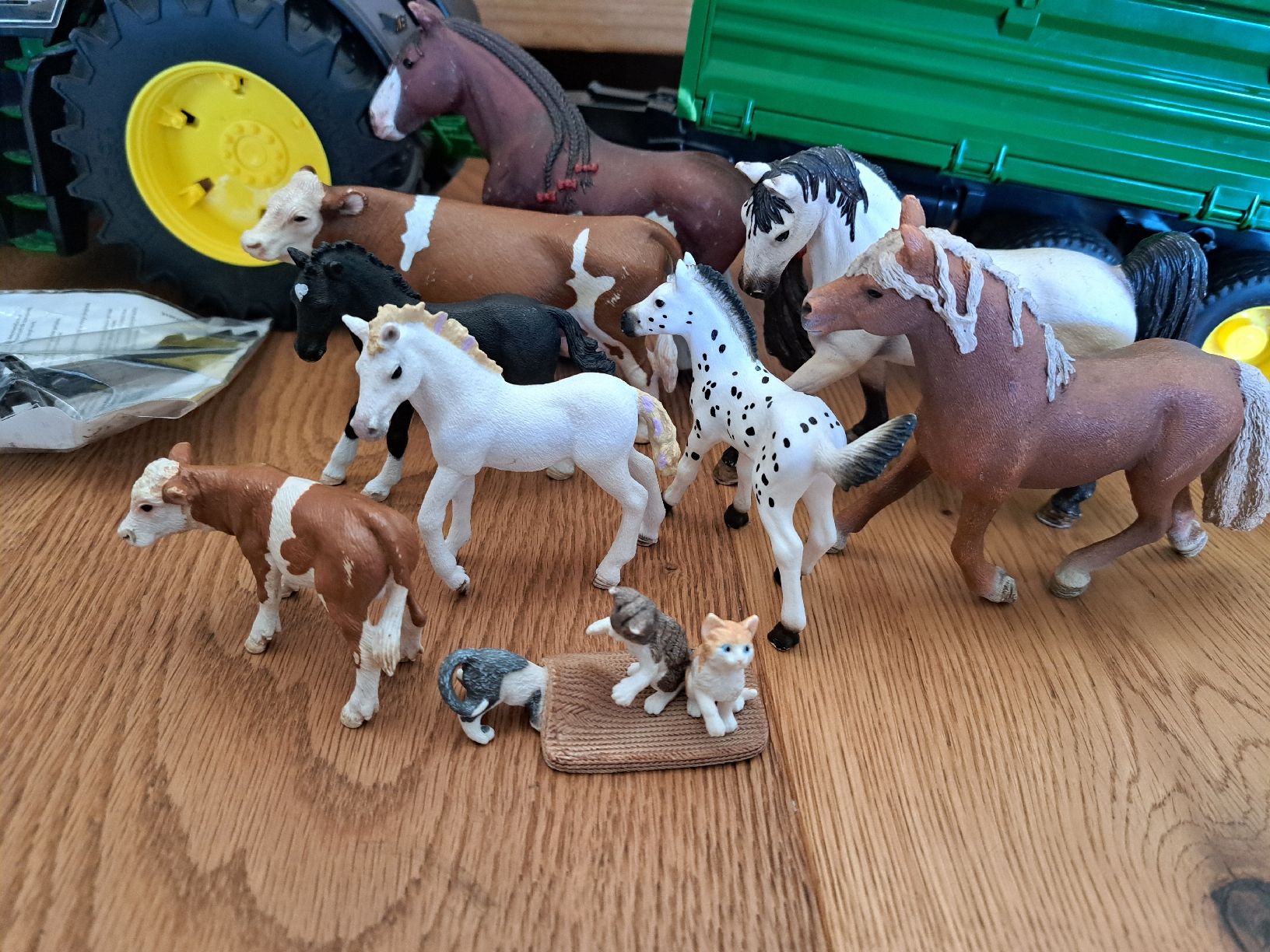 Bruder Giocattoli: Bruder Schleich Traktor Tiere Bagger Set – Usato da bazenheid venduto da salerno007 3