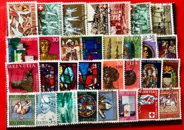 Bundesfeier - Pro Patria Briefmarken  gestempelt