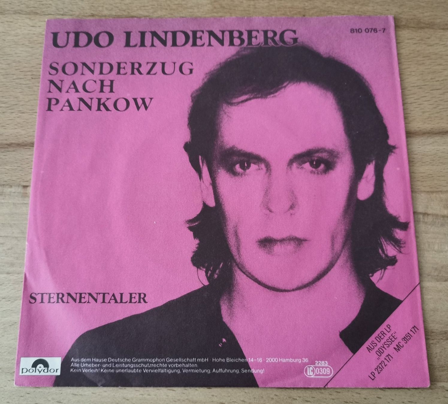 Dischi in vinile: UDO LINDENBERG: Sonderzug nach Pankow 7" Single – Usato da Münchwilen TG venduto da Swb