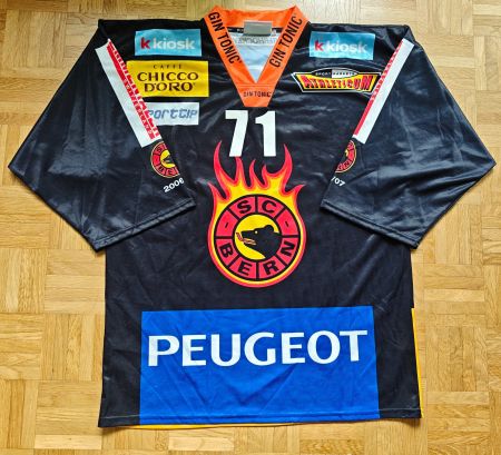 Original SC Bern Trikot 2006/2007 #71 Bordeleau Gr. M