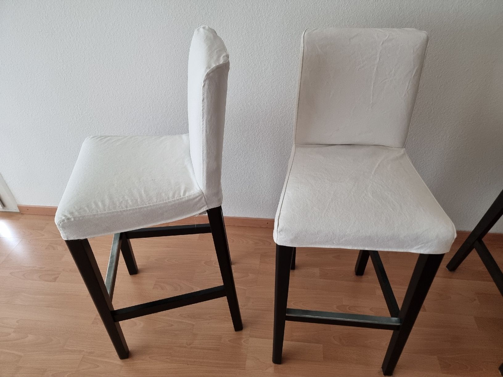 Ikea Hocker: Barhocker weiss 2er Set  – Gebraucht aus Nidau von andebande 1
