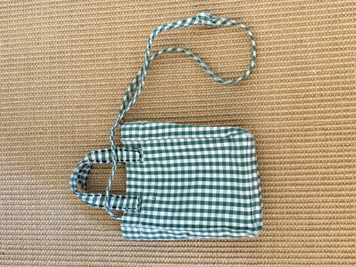 Ensoie Taschen: Ensoie Micro Cabas Bag Vichy green – Gebraucht aus Zürich von fischersfritzli 3