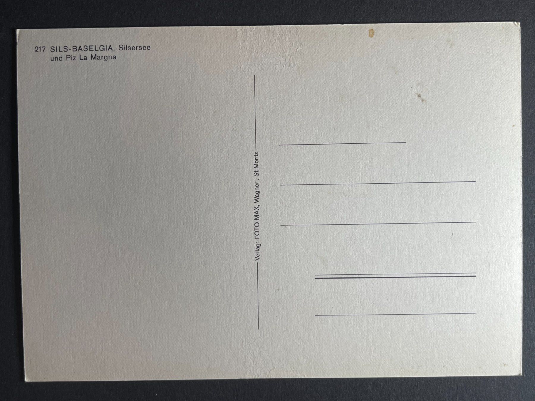 Cartoline postali: Sils - Baselgia - Silsersee – Usato da Steg VS venduto da _vinci_ 1