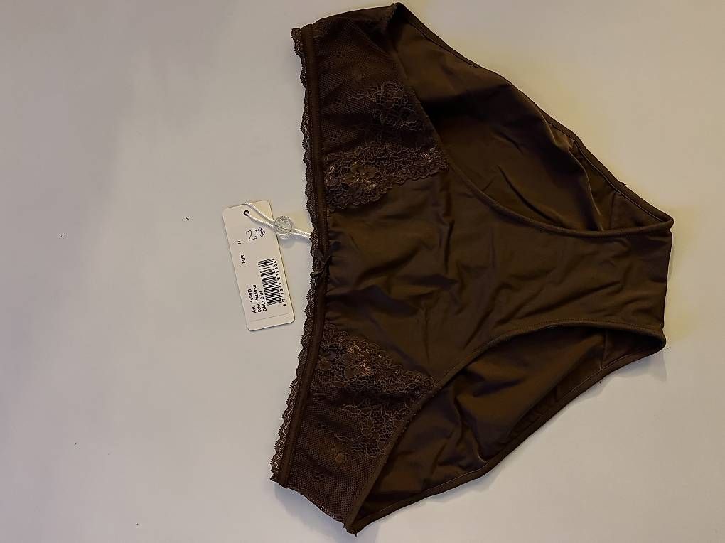 Altra biancheria intima: eleganter Slip dunkelbraun mit Spitze Grösse M – Nuovo e nell'imballaggio originale da Zürich venduto da cel_cw9k