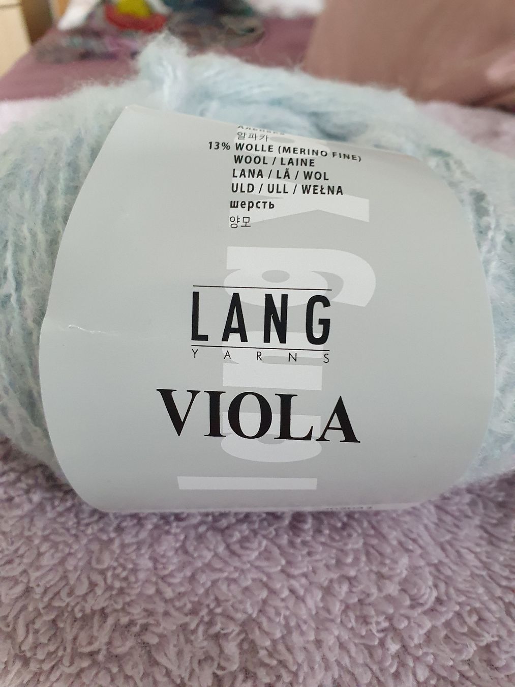 Lang Yarns Wolle: 6 Knäuel Viola von LANG – Neu (gemäss Beschreibung) aus Herisau von Stricktante 2