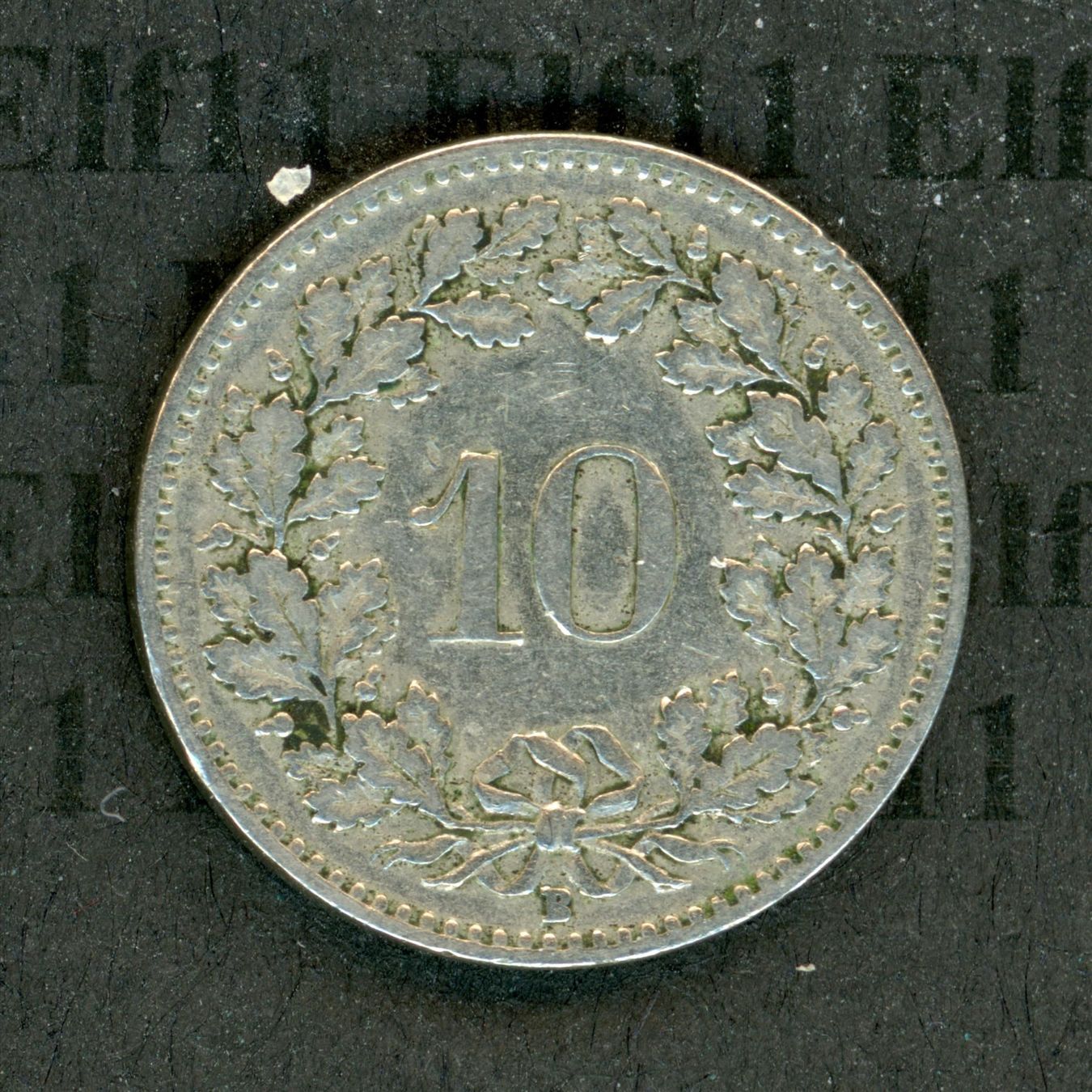 Tutti le monete: CHF___0.10 1907 -vz 10 Rappen – Usato da Widnau venduto da Elf11 1