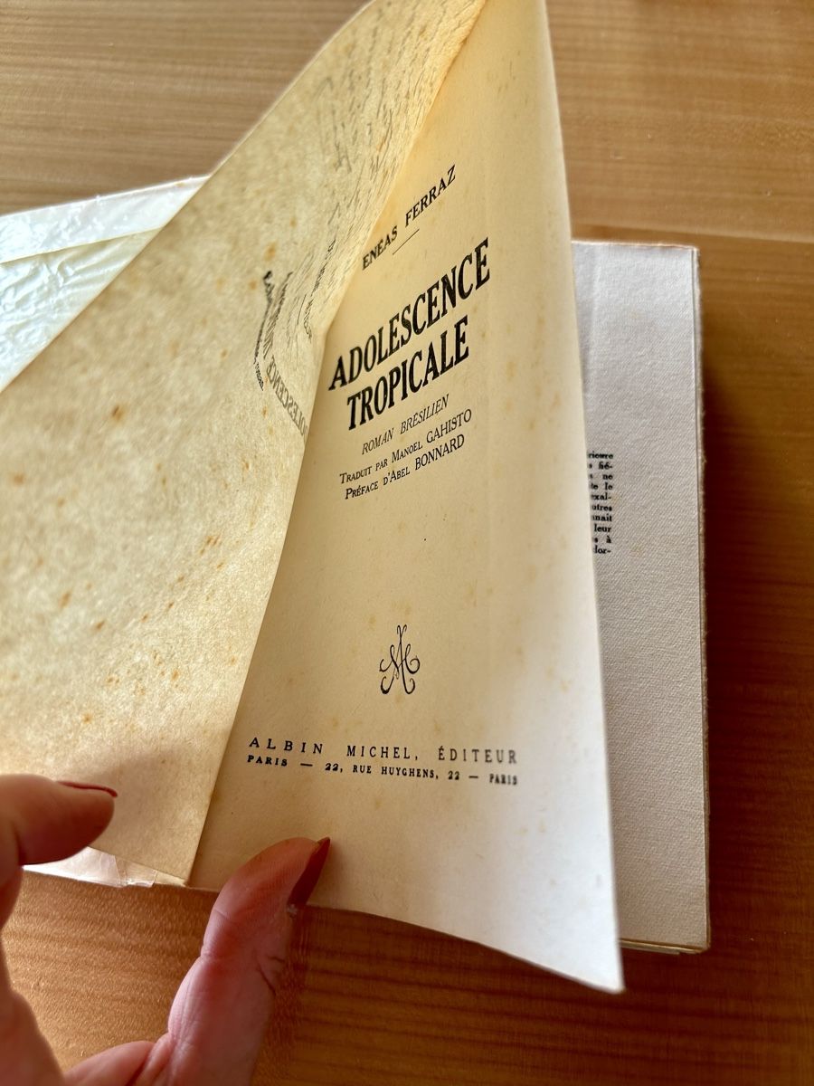 Libri: Enéas Ferraz - Adolescence Tropicale, 1931 – Usato da Lausanne venduto da TelmaLouise70 4