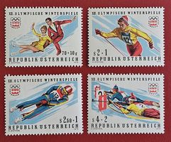 ÖSTERREICH OLYMPISCHE WINTERSPIELE INNSBRUCK 1976 1975**