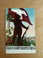 Antike Postkarte, Eid. Schützenfest Bern, 1910, gelaufen
