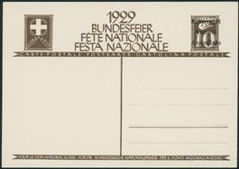 1929 - Pro Patria - Bundesfeierkarte - Entwertet