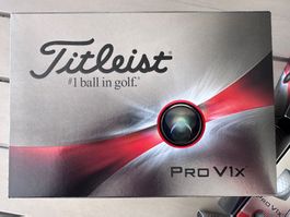 4 x 12 Stück - Titleist Golfbälle - ProV1x - Neu