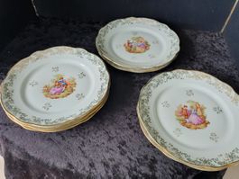 7 Dessert Teller Limoges