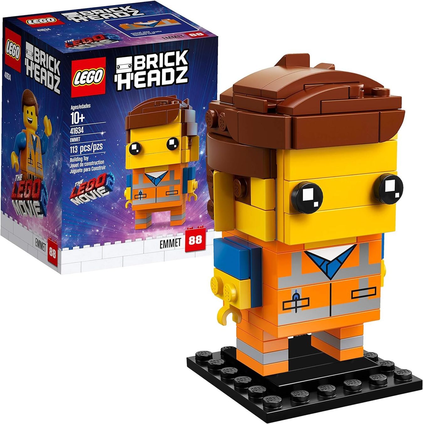 Lego Kit di costruzioni: LEGO BrickHeadz 41634 Emmet – Nuovo e nell'imballaggio originale da Matzendorf venduto da HaiNakamoto