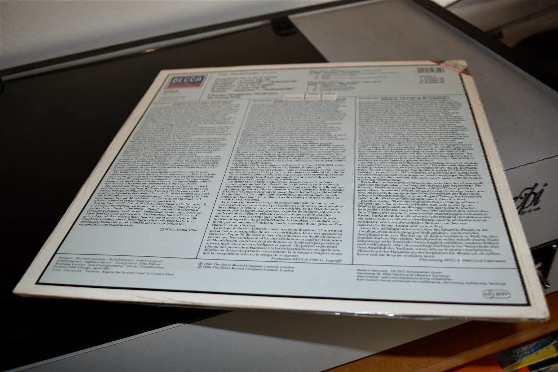 Schallplatten: Neu&Vers SOLTI decca digital MENDELSSOHN – Neu (gemäss Beschreibung) aus Pfaffhausen von mono_rec 1