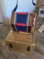 Original H. Greuter Schwyz Konzertina (Handörgeli)