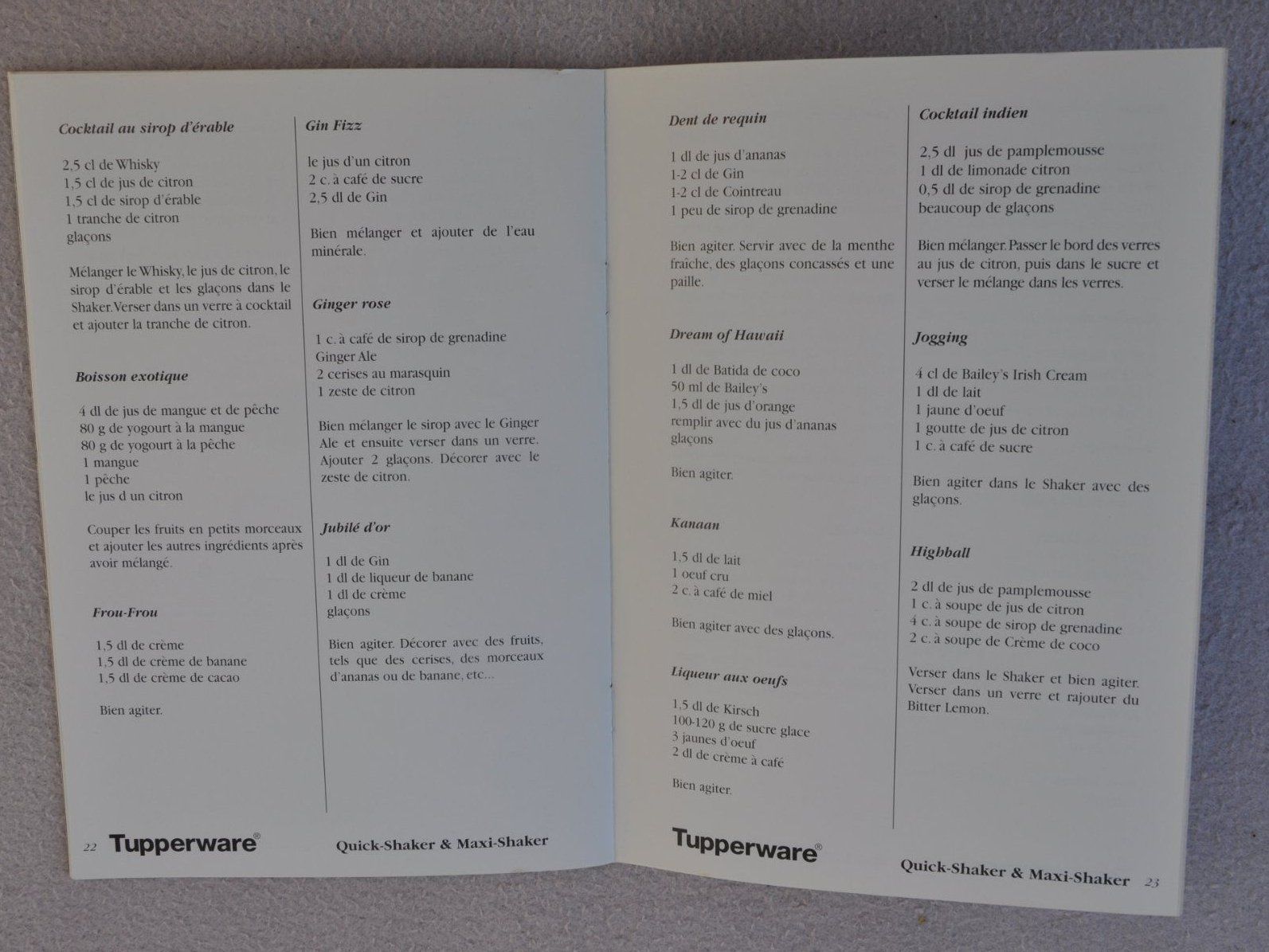Libri: Tupperware : des idées à découvrir Maxi-Shaker Quick-Shaker – Usato da Fully venduto da Minouchka 3