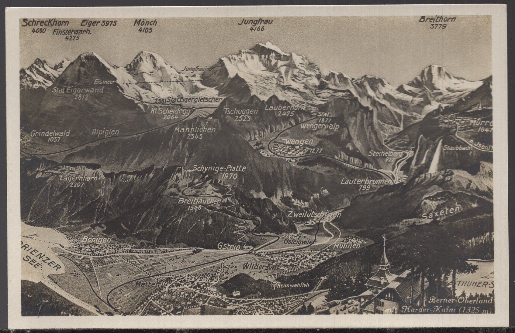 Cartoline postali: Berner  Oberland – Usato da Aarau venduto da kufi44