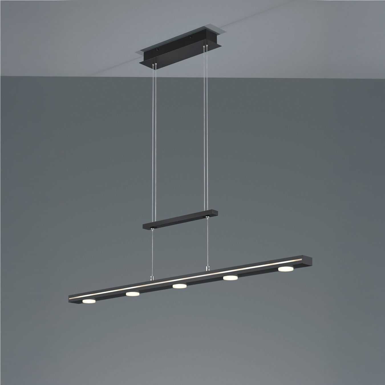 Lampadari & plafoniere: LED Pendelleuchte, Schwarz, Verstellbar – Nuovo (secondo la descrizione) da Kreuzlingen venduto da Smart-Light