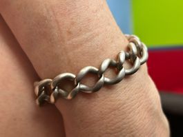 Armband Gliederarmband Vintage massiv (19cm)