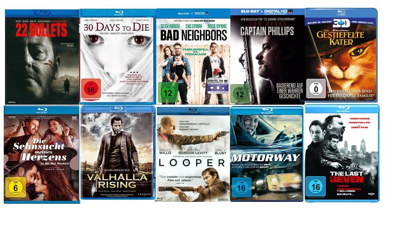 Tutti i DVDs: 30 x Bluray Sammlung – Usato da Wettingen venduto da Reviled 1