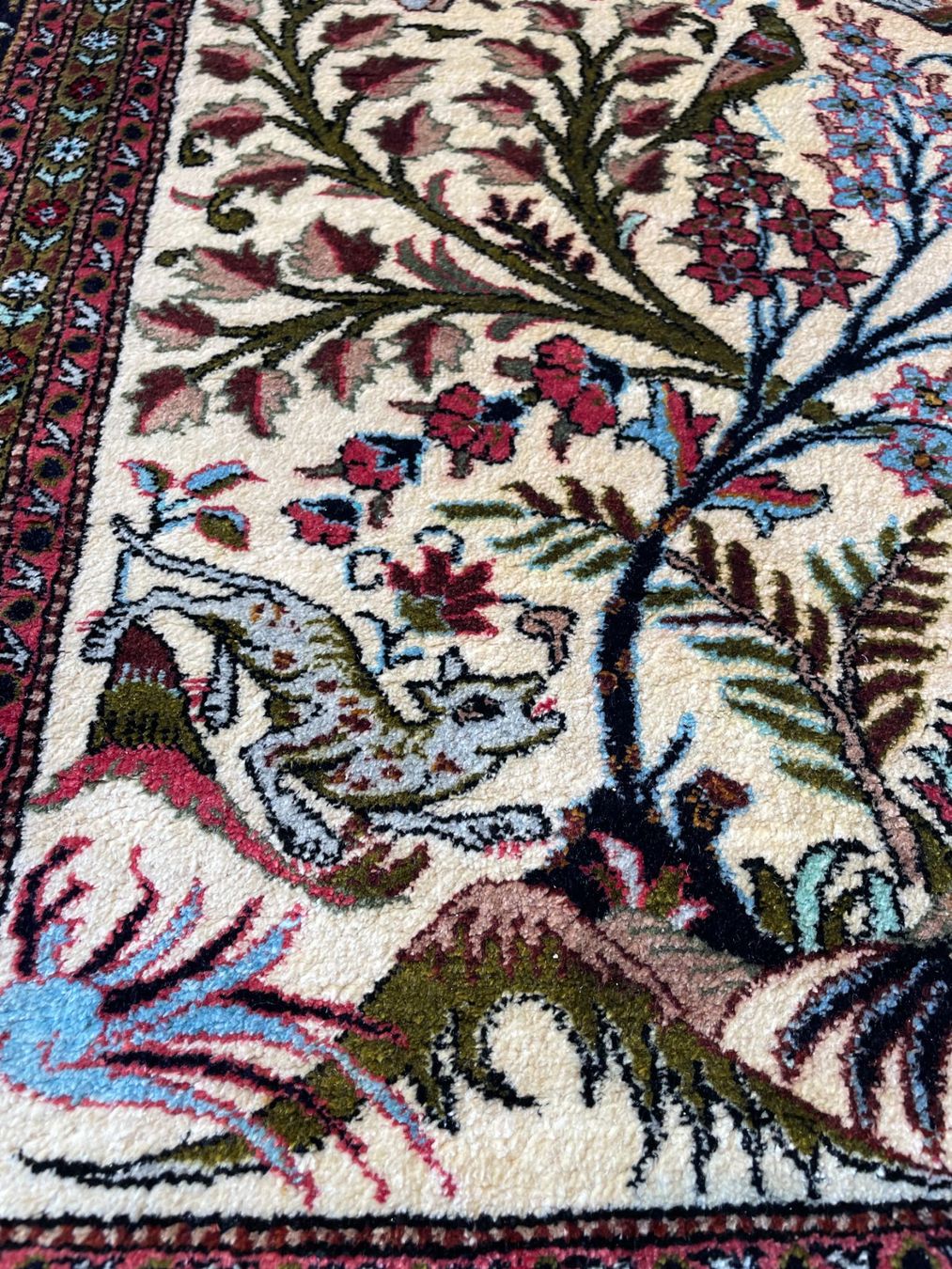 Tappeti: Ghom Teppich aus Seide, 138 x 210 cm – Usato da Luzern venduto da stilwerkstatt 4
