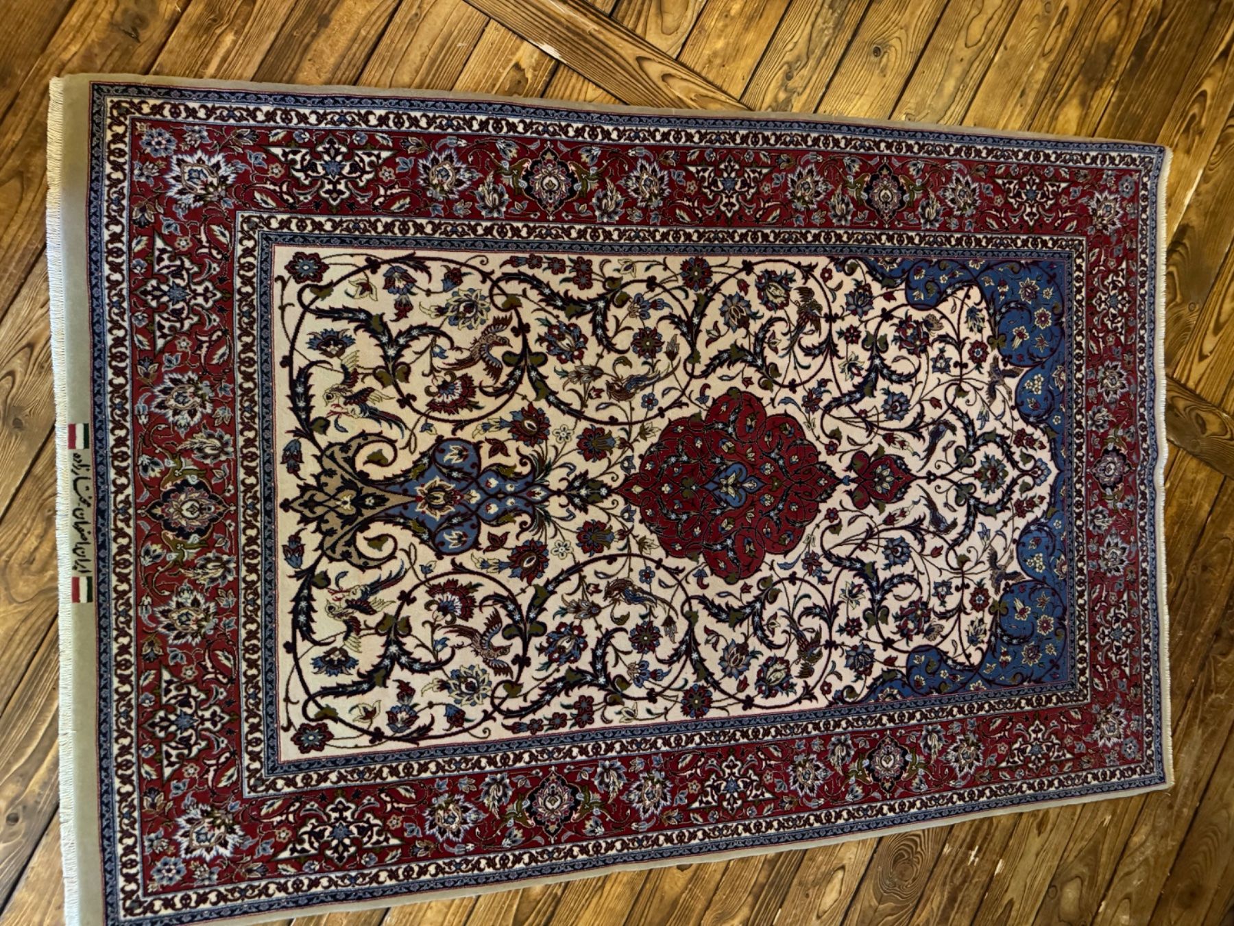 Teppiche: Orientalische handgeknüpfte persische Teppich – Gebraucht aus Höri von  1