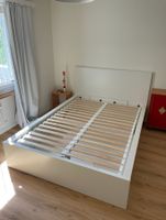 MALM Bettgestell mit Aufbewahrung, weiss