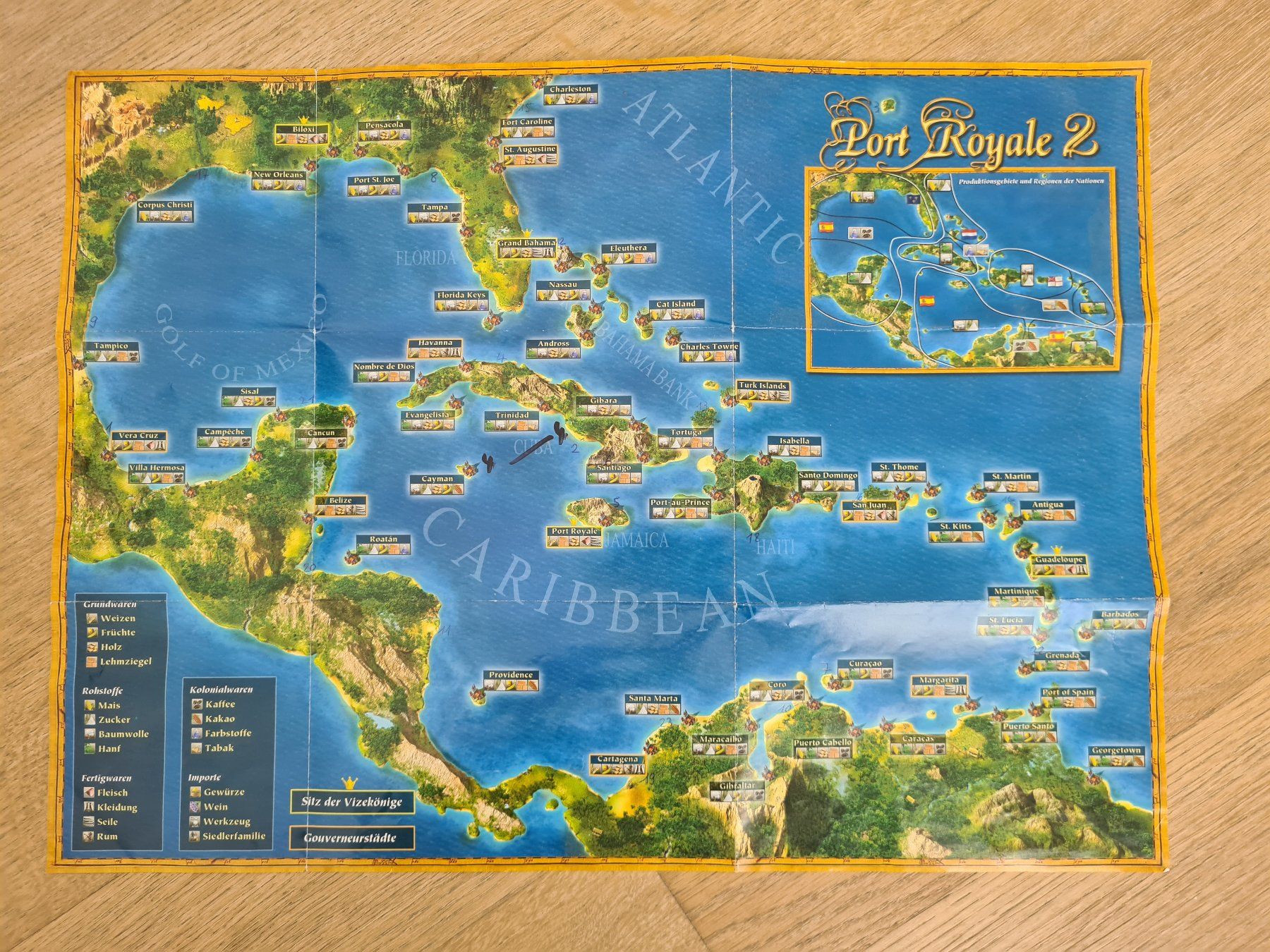 Giochi: Port Royale 2 (German) + Map - PC – Usato da Carouge GE venduto da Franllo 4
